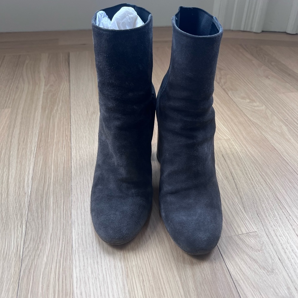 Rag & Bone Grey Suede Agnes Booties, Excellent Condition, Size 37